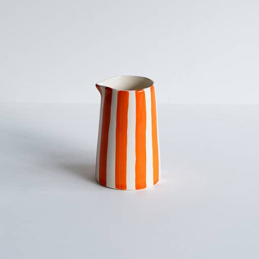 orange stripe musango creamer jug