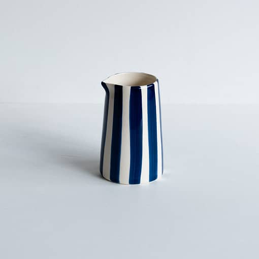 blue candy stripe jug