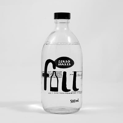 Fill Glass cleaner