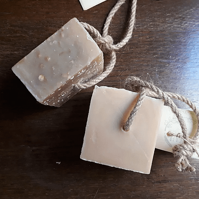 Cwt Gafr Soap on a rope