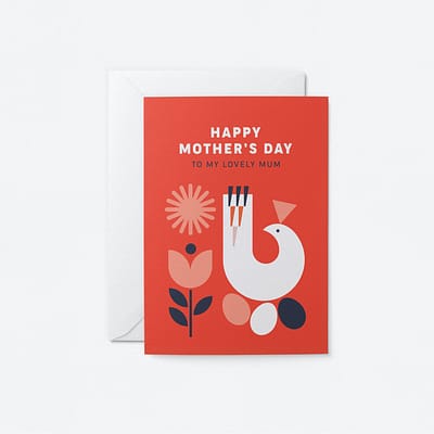 Lovely Mum - Mother's Day card, Graphic Factory