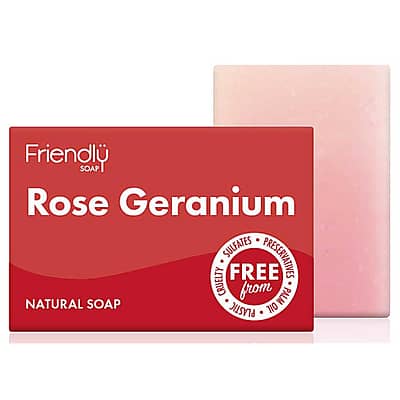 Friendly soap rose geranium