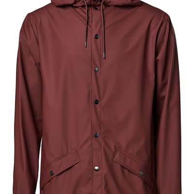 rains maroon jacket